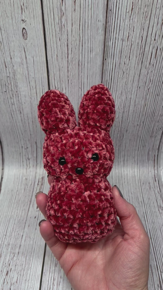 Crocheted Peep Bunny